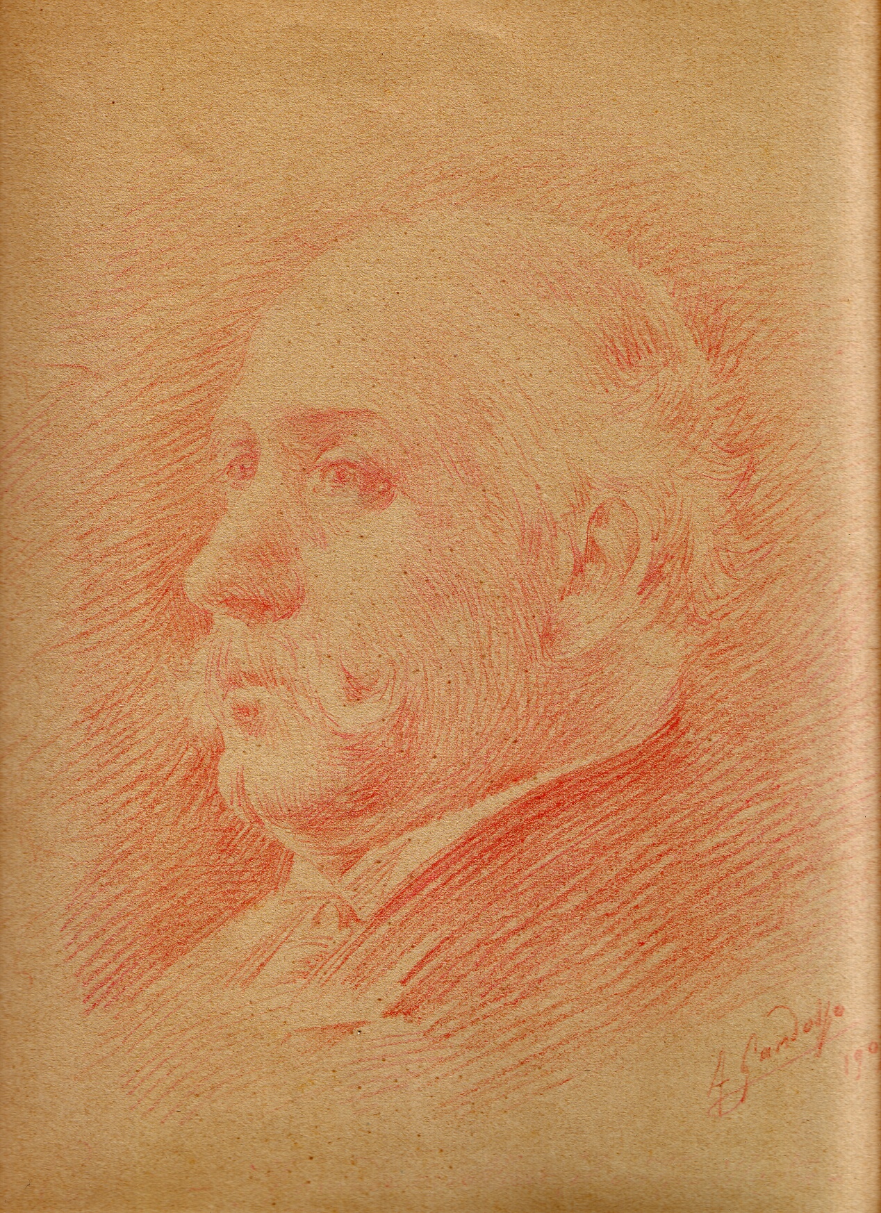 Luigi capuana disegno di Antonino Gandolfo